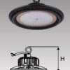 ĐÈN LED CÔNG NGHIỆP CHỐNG THẤM 100W (DDB100)